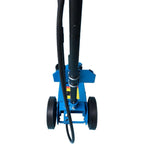 MEFEIR 22 Ton Air Hydraulic Floor Jack，44000 lbs Capacity Air-Operated Floor Jack with Extension Saddle Set and Wheels for Heavy Duty Lifting，Blue