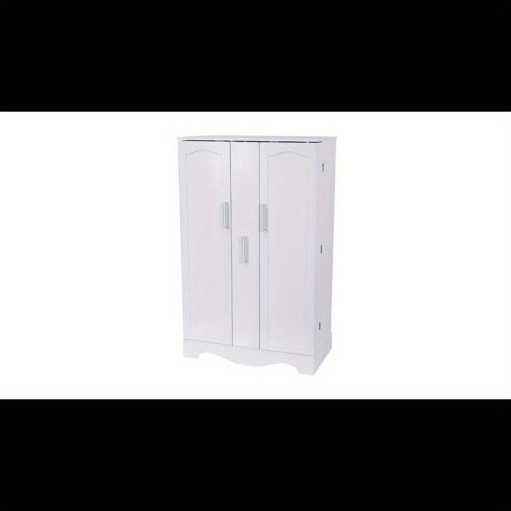 Multifunctional Storage Cabinet 47Inch Kitchen Pantry Cabinet with Drawer, Pantry Storage Cabinet with Adjustable Shelves, White Kitchen Pantry Storage Cabinet, Buffet Cupboards Sideboard