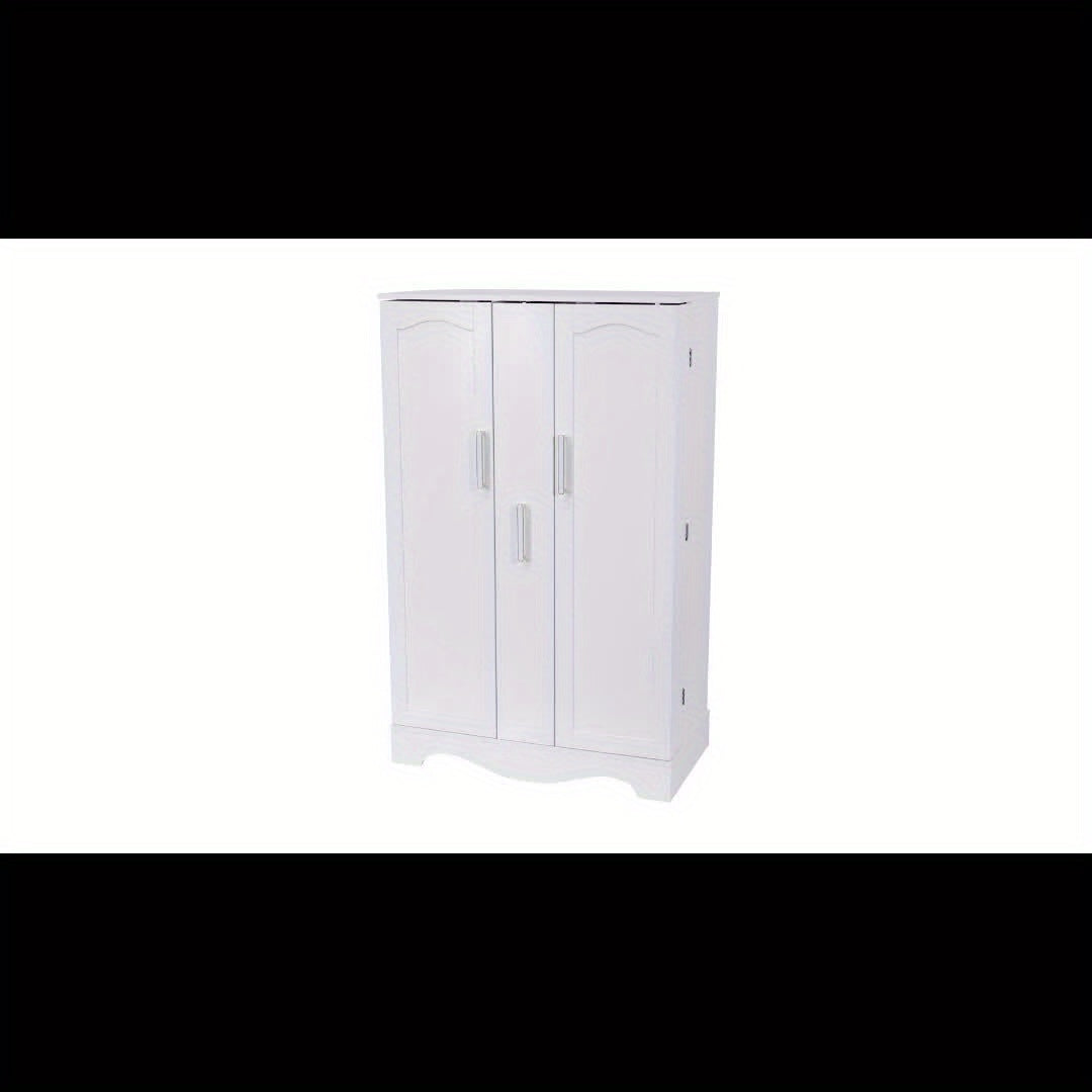 Multifunctional Storage Cabinet 47Inch Kitchen Pantry Cabinet with Drawer, Pantry Storage Cabinet with Adjustable Shelves, White Kitchen Pantry Storage Cabinet, Buffet Cupboards Sideboard
