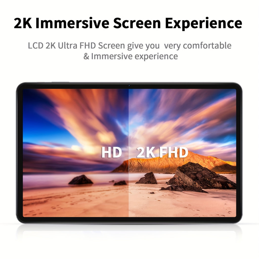 12-Inch Tablet with Android 13, Fashionable Case, 16GB RAM (8GB + 8GB Expandable), 256GB Storage, 1P Camera, 2000X1200 Full HD Display, T616 Octa-Core Processor, 8000Mah Battery, Tablet, Wi-Fi Supported, 18W Fast Charging, SIM Card Compatible