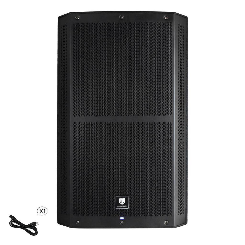 2500W P.M.P.O High-Power 15-Inch Monitor Speaker with DSP - Perfect for Professional DJs, Weddings, Churches, and High-Fidelity Sound