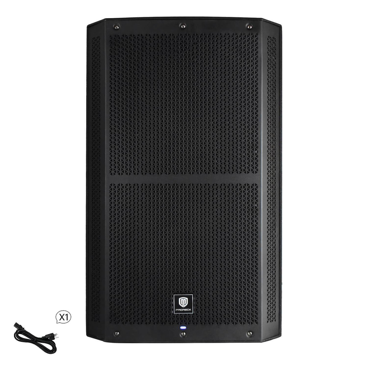 2500W P.M.P.O High-Power 15-Inch Monitor Speaker with DSP - Perfect for Professional DJs, Weddings, Churches, and High-Fidelity Sound