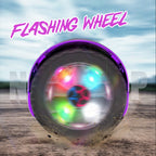 6.5-Inch Hoverboard with 10-Mile Range and 7 MPH Top Speed, Self-Balancing Electric Scooter with Dual Motors, Portable Design and Smooth Riding Performance. The compact 6.5-inch wheels provide responsive handling and easy control, while the rechargeable b