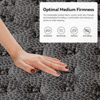 12/14 Inch Queen Size Mattress, King Size Mattress, Full Size Mattress, Twin Mattress in a Box with Memory Foam And Individual Pocket Springs, Motion Isolation, Pressure Relief, Medium Firm Feel, Cool And Comfortable Sleep, Edge