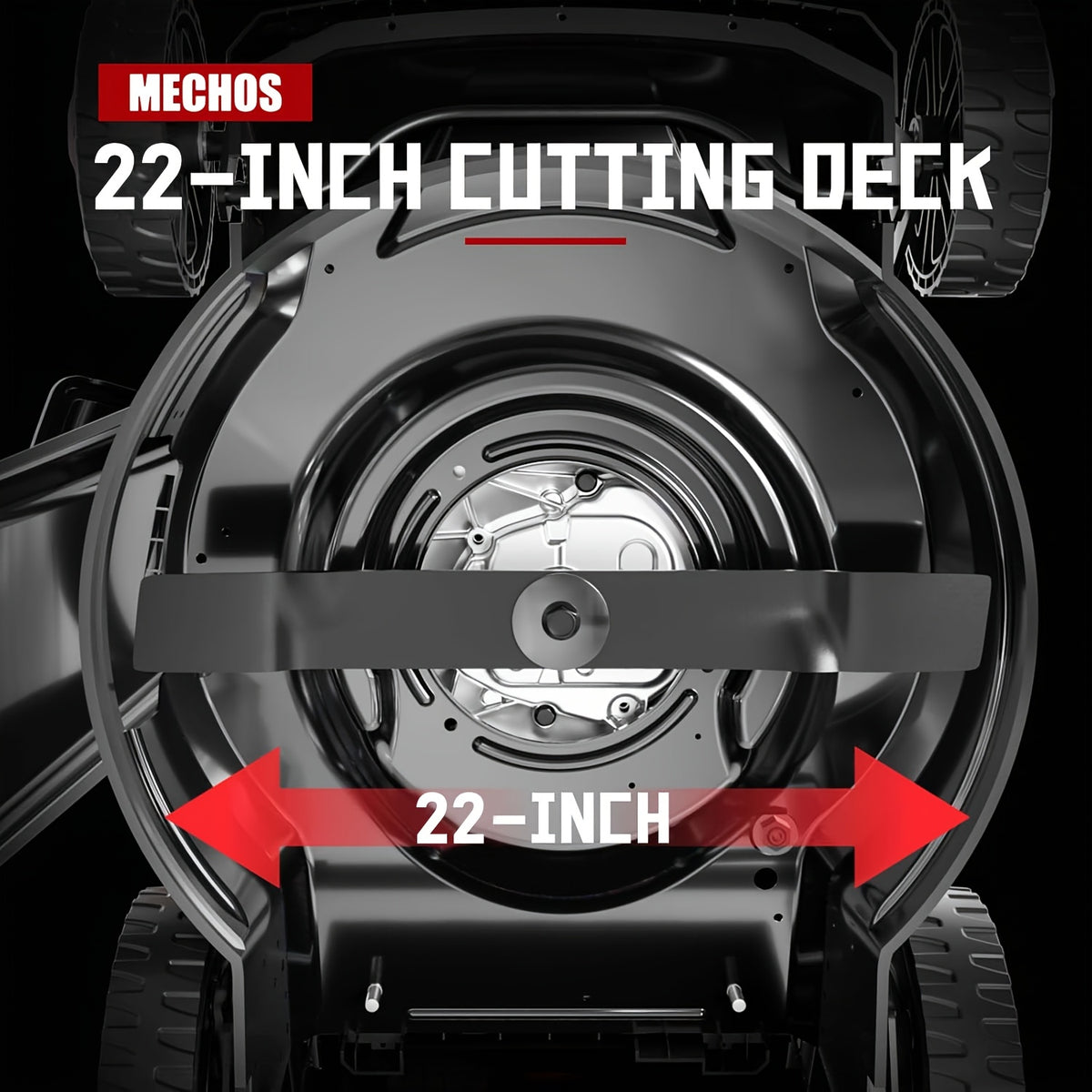 22 Inch 201cc 4-Cycle Engine 3-Position Cutting Height Adjustment 3-in-1 Gas Walk Behind Lawn Mower, 65L Grass Catcher, An Installation Kit And Four Wheels Are Included 3200RPM, 14 Gal Grass Bin