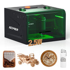 ACMER K1 Laser Engraver: A 2500mW Desktop Laser Engraving Machine With A 150×150mm Working Area And A 0.08mm Fine Engraving Spot. This Compact Laser Cutter Is Ideal For Wood, Plywood, And Acrylic Materials, Meeting The Needs Of Crafters And Small Bu