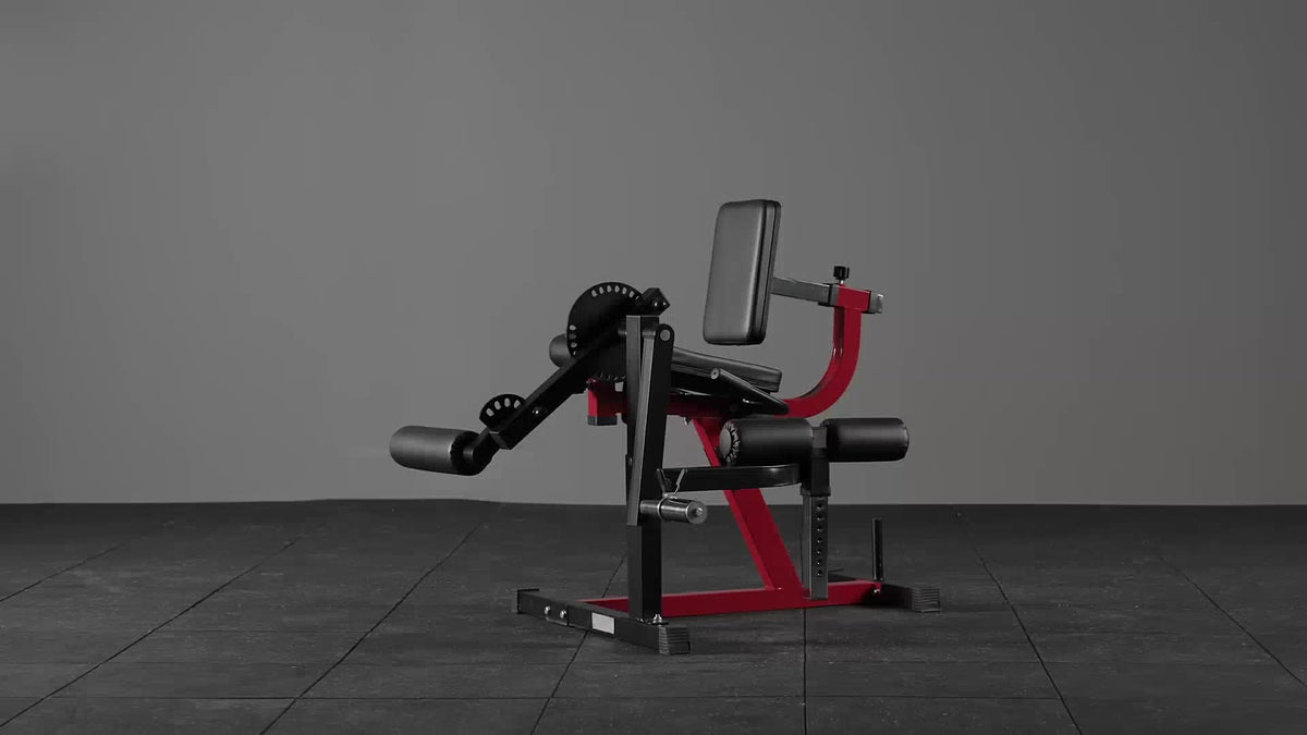 Leg Extension And Curl Machine, Lower Body Special Leg Machine, Leg Rotary Extension for Thigh, Adjustable Leg Exercise Bench with Plate Loaded
