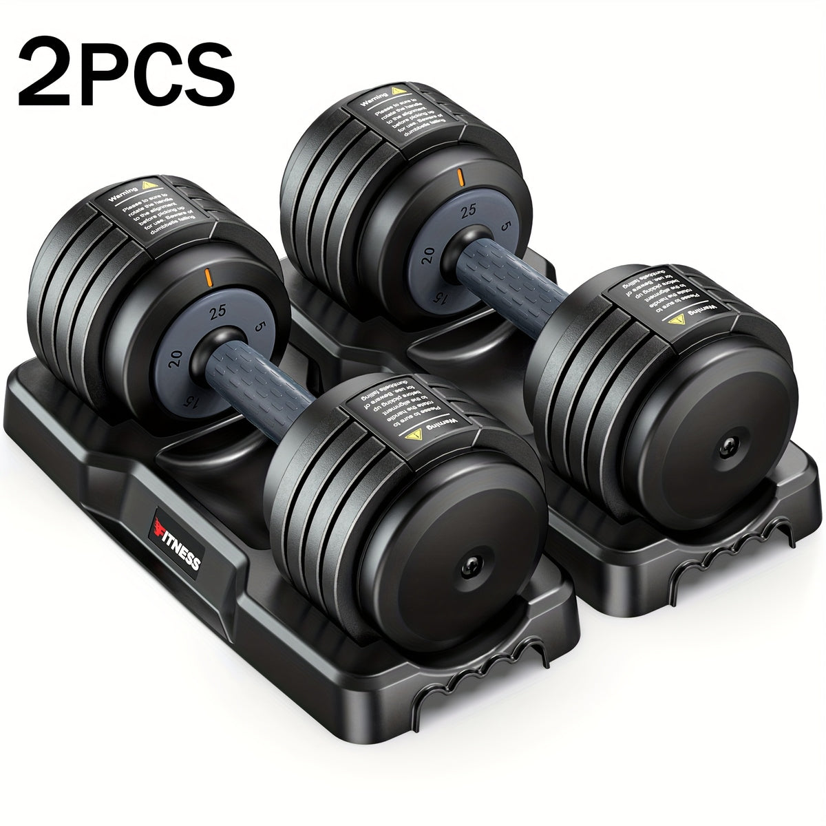 55/ 25LBS Adjustable Dumbbell Set (Pair/Set Of 2) With Anti-Slip Texture Handle, 5 In 1 Free Adjustable Weights Dumbbells Barbell Set, Home Fitness Weight Set, Dumbbell, Barbell, Kettlebell, Push-up, Home Gym Fitness Workout Equipment For Men Women