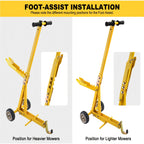 800 LBS Lawn Mower Lift Jack, Foldable Heavy Duty Zero Turn Mower Jack, Compatible with ZTR, Commercial And Walk-Behind Mowers, Comes with Installation Guide