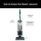 Shark R-NV250 Navigator Swivel Pro Plus Upright Vacuum, Emerald - Certified Refurbished