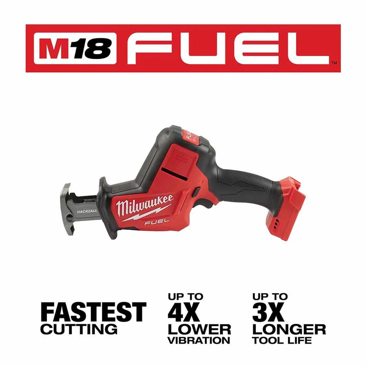 MILWAUKEE M18 FUEL CORDLESS HACKZALL RECIPROCATING SAW, BARE TOOL (2719-20)