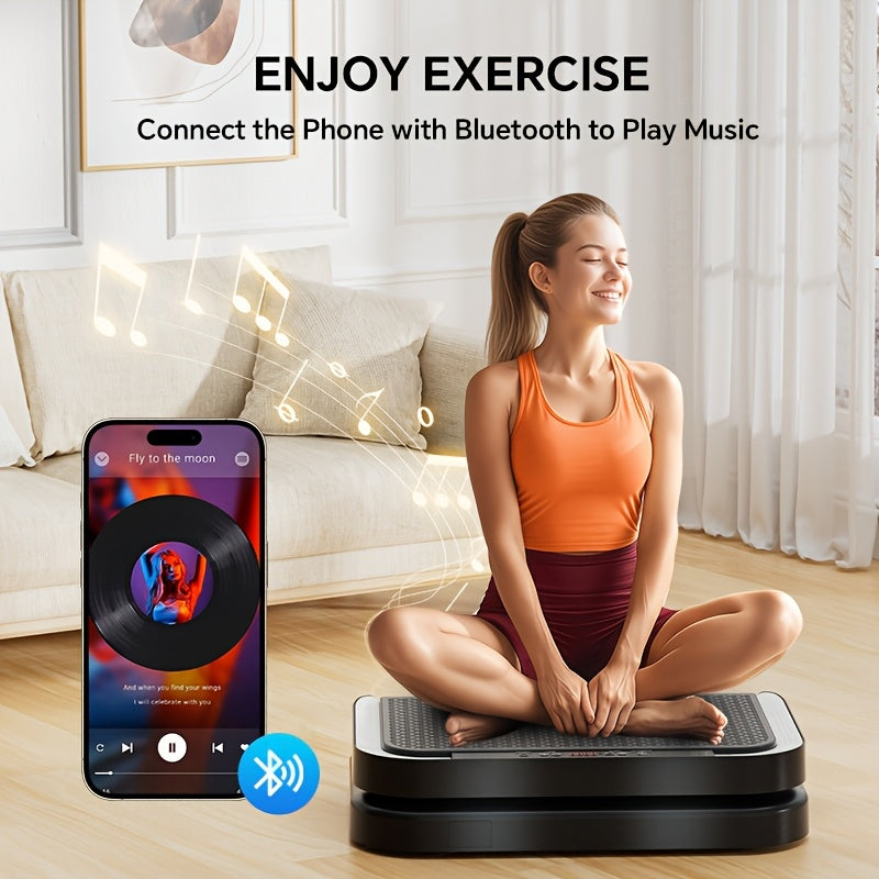 PJ Vibration Board Fitness Equipment Is Used for Drainage And Promoting Microcirculation. It Is A Home-use Vibration Fitness Platform Suitable for Both Men And Women, Equipped with 7 Types Of LED Lights, (with A Weight Capacity Of 440 Pounds)