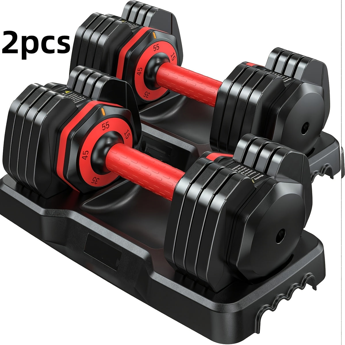 55/ 25LBS Adjustable Dumbbell Set (Pair/Set Of 2) With Anti-Slip Texture Handle, 5 In 1 Free Adjustable Weights Dumbbells Barbell Set, Home Fitness Weight Set, Dumbbell, Barbell, Kettlebell, Push-up, Home Gym Fitness Workout Equipment For Men Women
