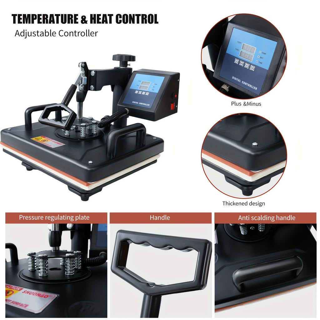 15 In 1 Heat Press Machine, Sublimation Heat Press/Heat Transfer Machine