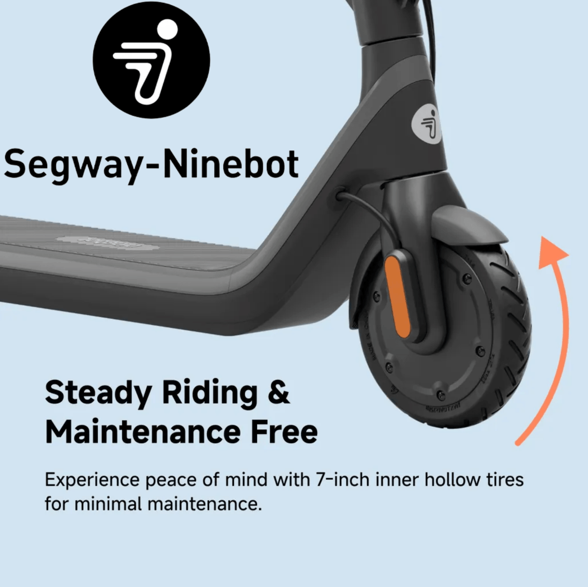 Segway DLX 2 Kids Electric Kick Scooter, 12.4 mph Max Speed, 9.3 Miles Max Range, Ages 6+, Black