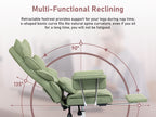 Heavy-Duty Office Chair Designed for Individuals Up to 500 Pounds, Featuring a High Back, Gaming Style with a Footrest, Ergonomic Design, And Adjustable Height with Fixed Soft Armrests