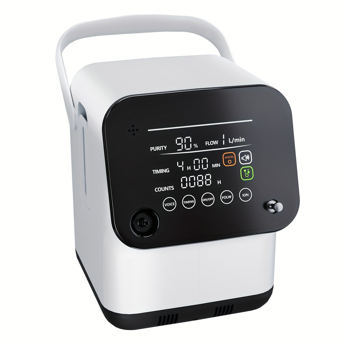 [Remote Control] VARON Smart Oxygen Concentrator With Car Use | Real-Time Oxgen Purity Monitoring | Voice Alerts & Remote Control