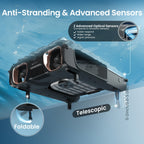 Robotic Pool Skimmer AIPER Surfer S2 for Continuous Surface Cleaning with Solar and USB Charging