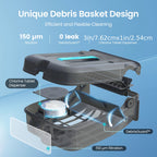 Robotic Pool Skimmer AIPER Surfer S2 for Continuous Surface Cleaning with Solar and USB Charging