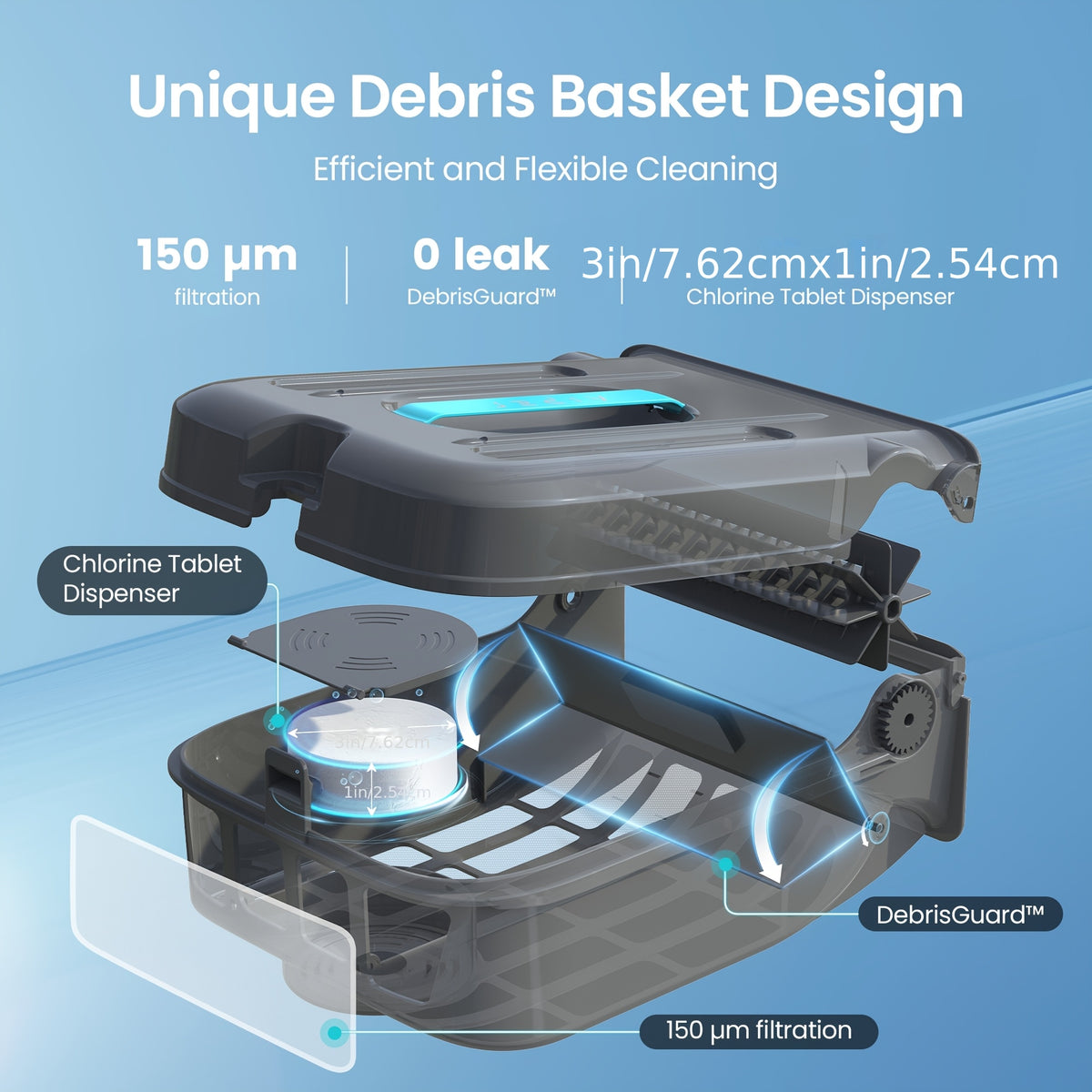 Robotic Pool Skimmer AIPER Surfer S2 for Continuous Surface Cleaning with Solar and USB Charging