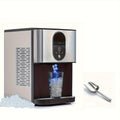 Self Dispensing Nugget Ice Maker Countertop, 46LB Per Day Automatic Chewable Ice, 44lbs/ 24H Nugget Ice Machine, for Home/ Party/ RV/ Camping
