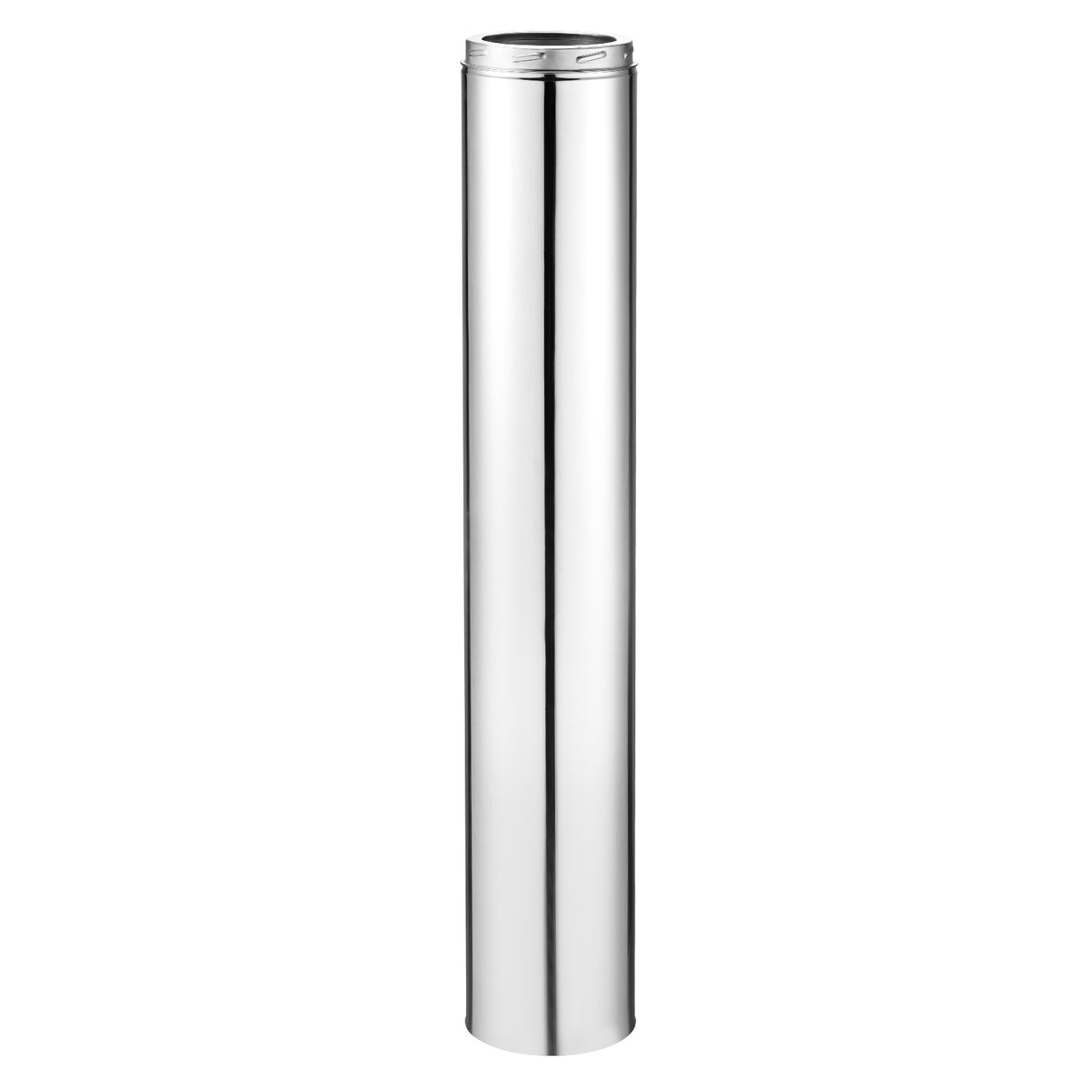 VEVOR 6 x 36/48 Inch Double Wall Insulated Chimney Pipe Stainless Steel Stove Pipe