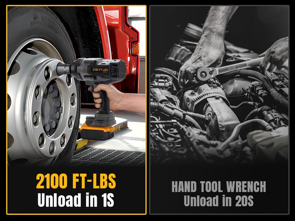 1700/2100 Ft-Lbs Cordless Impact Wrench, 3/4 Inch Electric Impact Gun, Compatible with Dewalt 20V MAX Battery, Brushless Constant High Torque Impact Driver with 3 Speed, Tool Solely (No Battery Included)