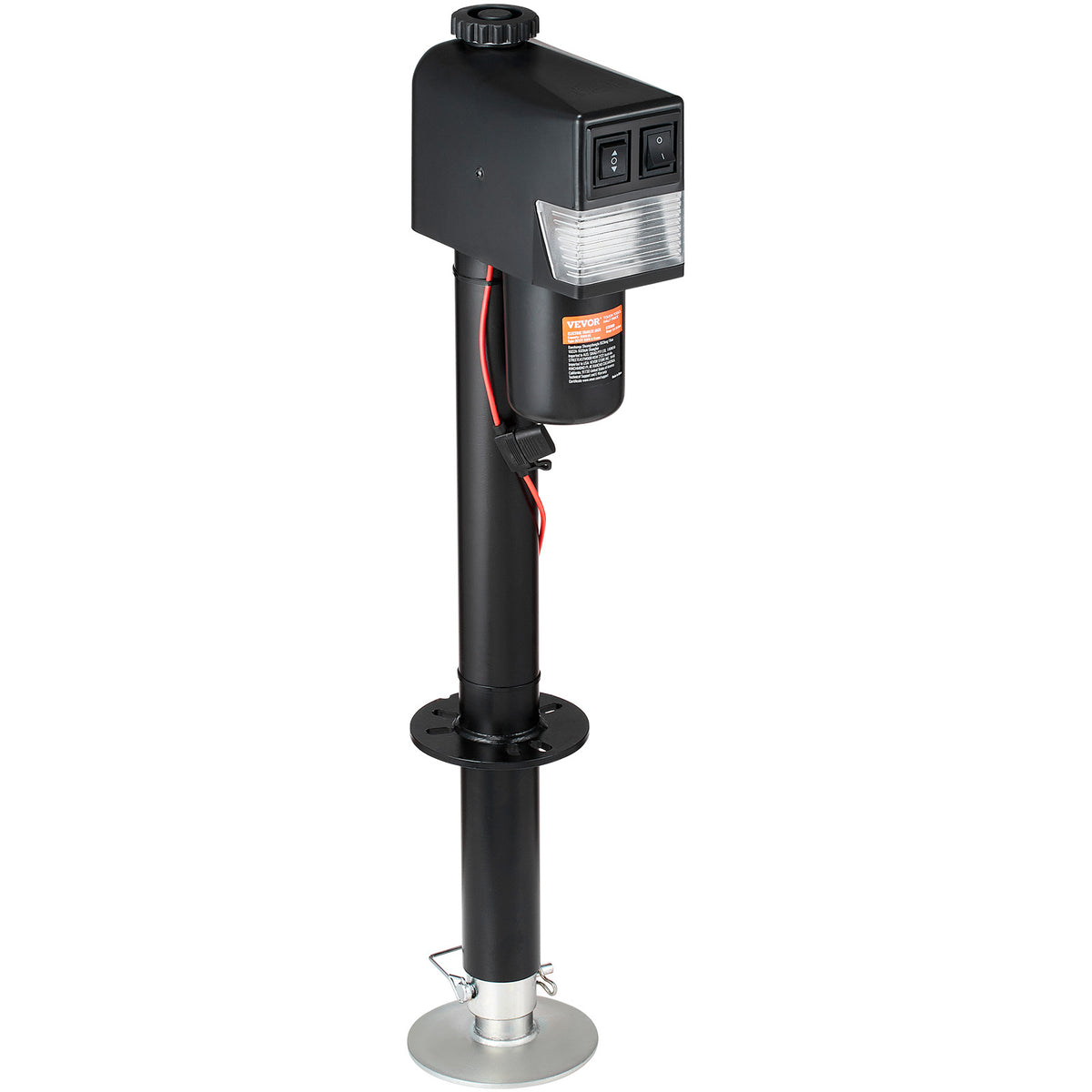 VEVOR Electric Trailer Jack, Power Tongue Jack Weight Capacity 3500 lbs, 9.84"-33.85" Electric Tongue Jack with Cover for Lifting RV Trailer, Horse Trailer, Utility Trailer, Yacht Trailer