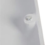 Hood Scoop Compatible with 1970-1976 Plymouth Duster 340 A-Body Front Fiberglass Hood Scoop Molding Trim Bezel White