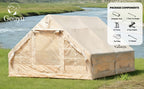 6.3/12 Square Meter Luxury Inflatable Tent, 4-6/8-10 Person All-Season Tent, Easy to Set Up