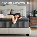 Avenco 6/8/10/12/14 inch Cooling Gel-Infused Memory Foam Mattress, Pocket Spring Hybrid Mattress,SmartS Coil, Pillow Top Design And Motion Isolation Christmas Gifts