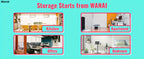 WANAI Chest Freezer Mini Small Deep Freezer Apartment Dorm Freezers with 7 Temp Control Fast Cooling Portable for Home Office Business Dorm