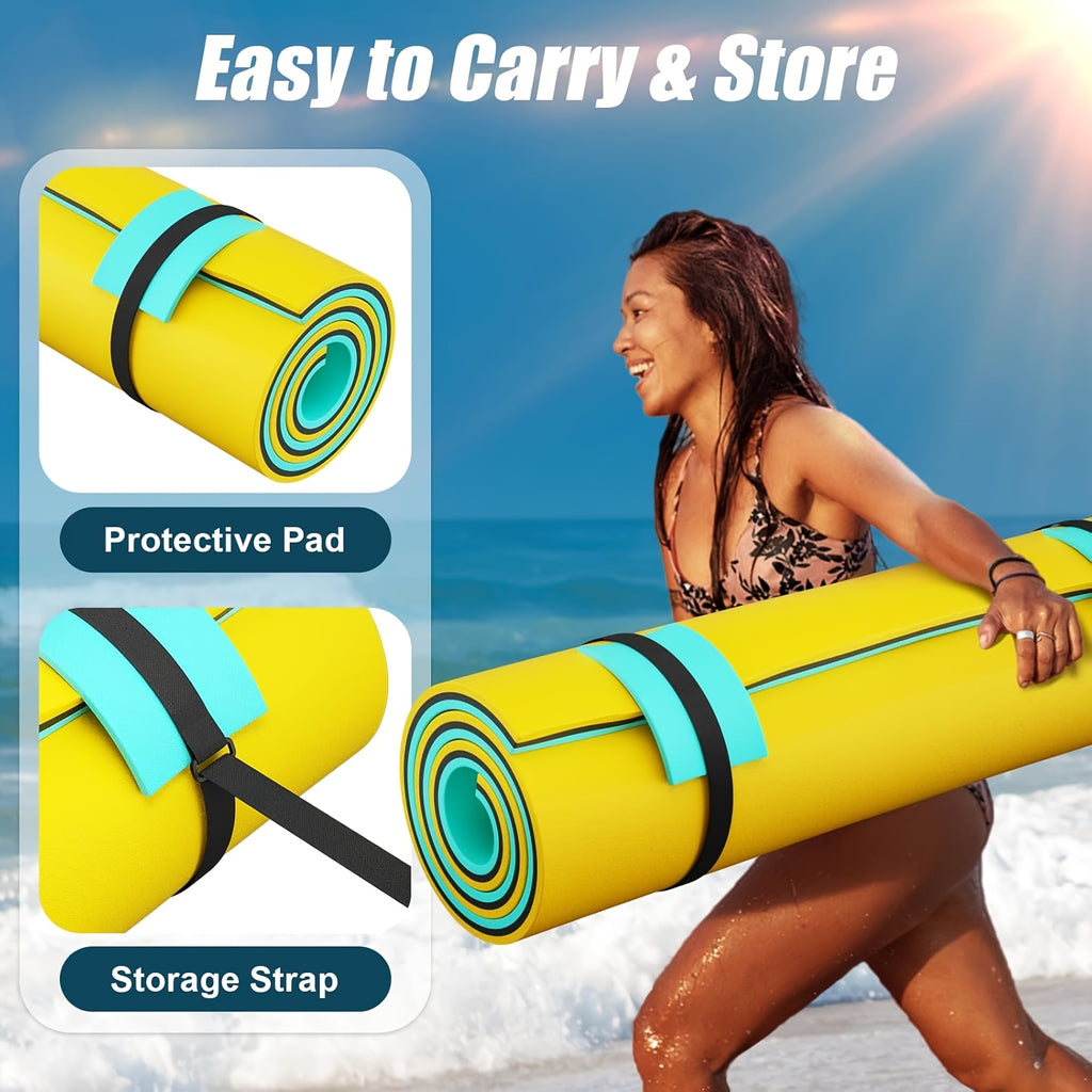 Floating Mat, Floating Water Mat For Lake, 3 Layers Tear-Resistant XPE Foam Portable Lily Pad Float For Adults, Multiple Sizes To Choose