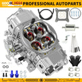 Carb Fuel for Holley Quick BR-67199: 650CFM, Race Carburetor Double Pumper Replace, with Cleaning Brush