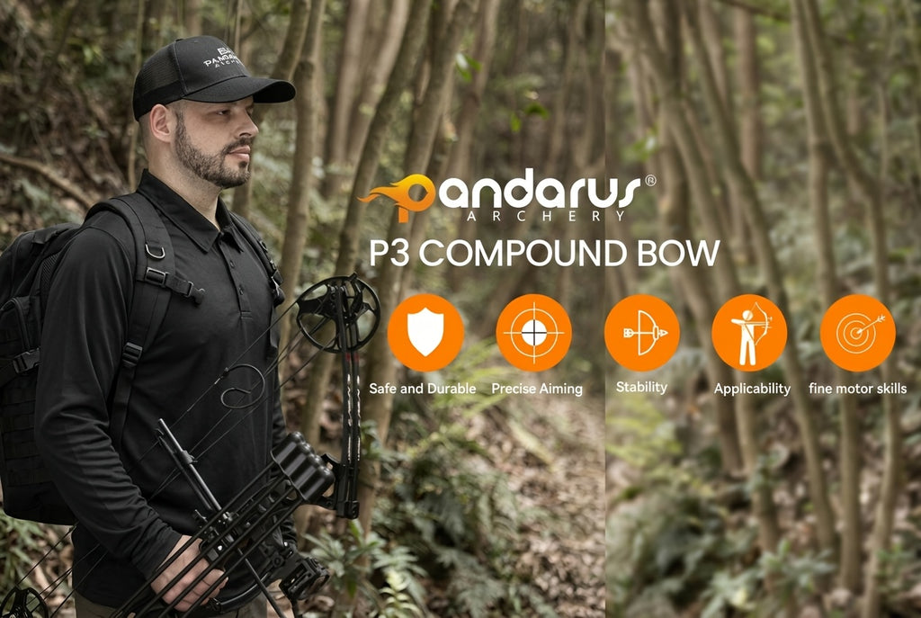 Ready-to-Use Archery Compound Bow Set for Adults and Teens, 25"-31" Draw Length, 0-70 Lbs Adjustable Draw Weight, Up to 320 Fps, Lightweight P3 Design, New 2026 Model