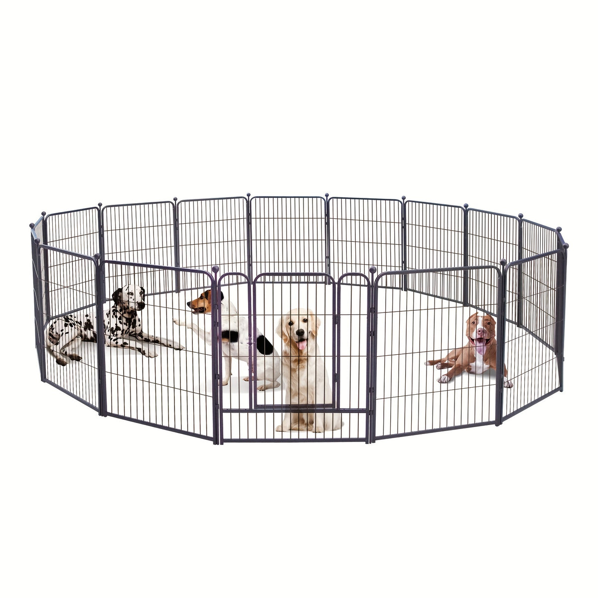 Courtyard Fence Decoration Fence Painting Circle Fence Courtyard Wall Metal Fence Pet Outdoor Fence