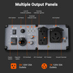 4000W Portable Inverter Generator, Low Noise Technology, 30A RV Outlet, Suitable for Home Emergencies, Emergency Use, and Camping, Can Handle Extreme Snowstorms and Hurricanes, Complies with EPA Standards