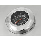 Upgraded 44000-49000 BTU 4-1 Burner Propane Gas Grill with Side Burner, Top thermometer, Outdoor BBQ Grill with Cast Iron Grates & Side Tables, 625 sq.in. Large Grilling Space for Summer Parties, Ideal for Backyard Patio & Camping, Black
