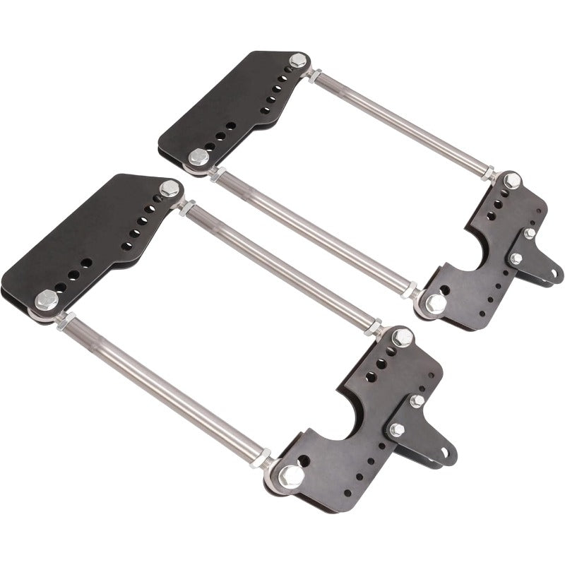 Adjustable Parallel 4-Link Rear Suspension Kit Universal Frame Mount High Horsepower Heavy Duty Steel