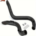 JFG RACING Sportster Exhaust 2.0" Slip-On Exhaust Pipe Stainless Steel for Iron 883 Sportster 1200 Models with FORWARD solely Touring Models Dyna Fxd & Fxdwg Models Black