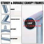 This Kit Includes 12pcs of Fittings Designed for an 8-Leg Style Canopy Frame, Suitable for Low Peak Shed Structures. It Is a Metal Garage Kit Intended for Use with 1 3/8-Inch Top Rails