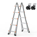VEVOR Telescoping Ladder A Frame 9.5 FT 2880mm / 11FT 3350 mm / 13 FT 4000mm / 15.5FT 4670 mm / 17FT 5120 mm / 20FT 5990 mm/ 20.5FT 6230 mm Extension Multi-Function for Homework
