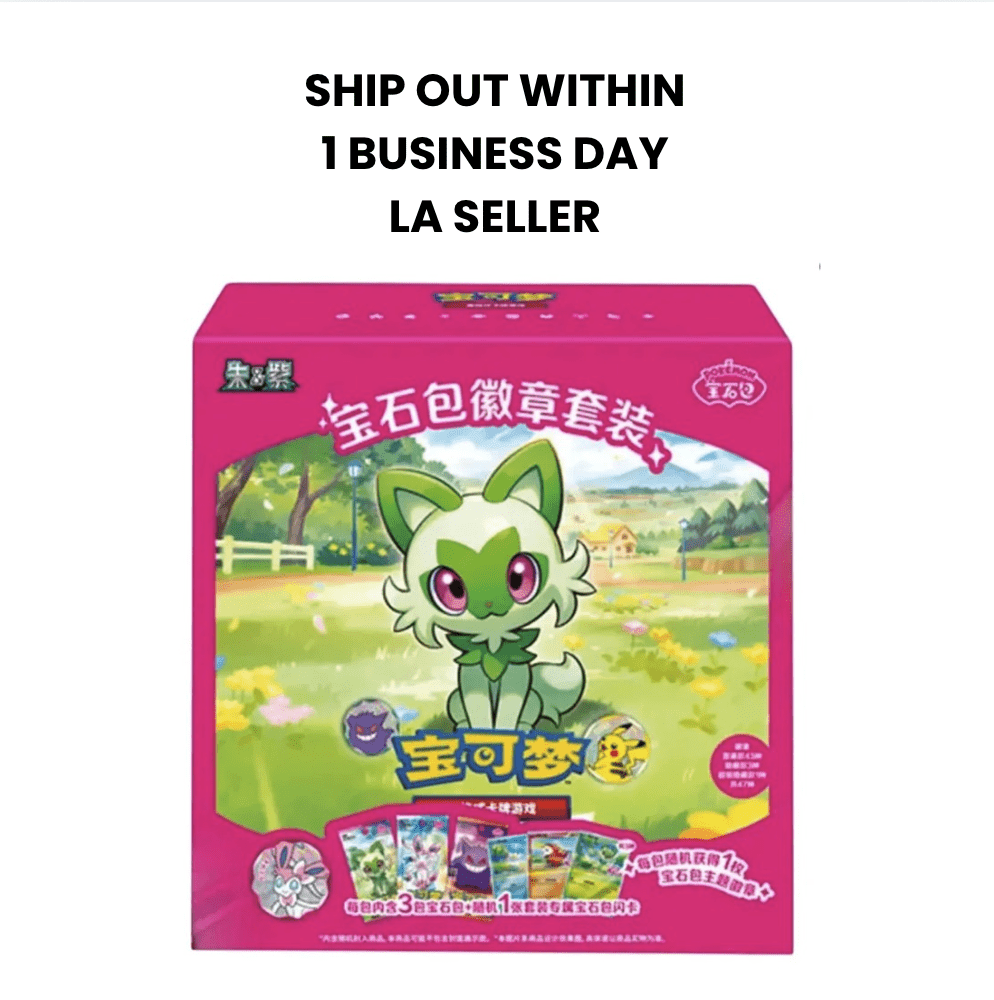 Pokémon TCG Gem Pack Badge Set Box (Chinese)