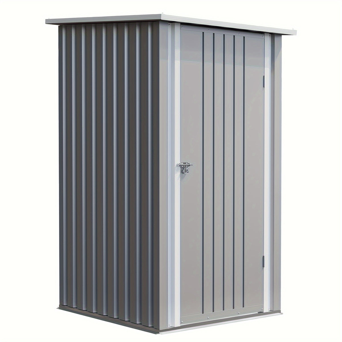 GUNJI Outdoor Storage Shed 3X 3FT Lockable Metal Garden Shed Steel Anti-Corrosion Storage House with Single Lockable Door for Backyard Outdoor Patio
