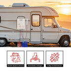 Propane Tankless Water Heater, 1.32 GPM Instant Hot Water System for Camping and RV Use Bathrooms