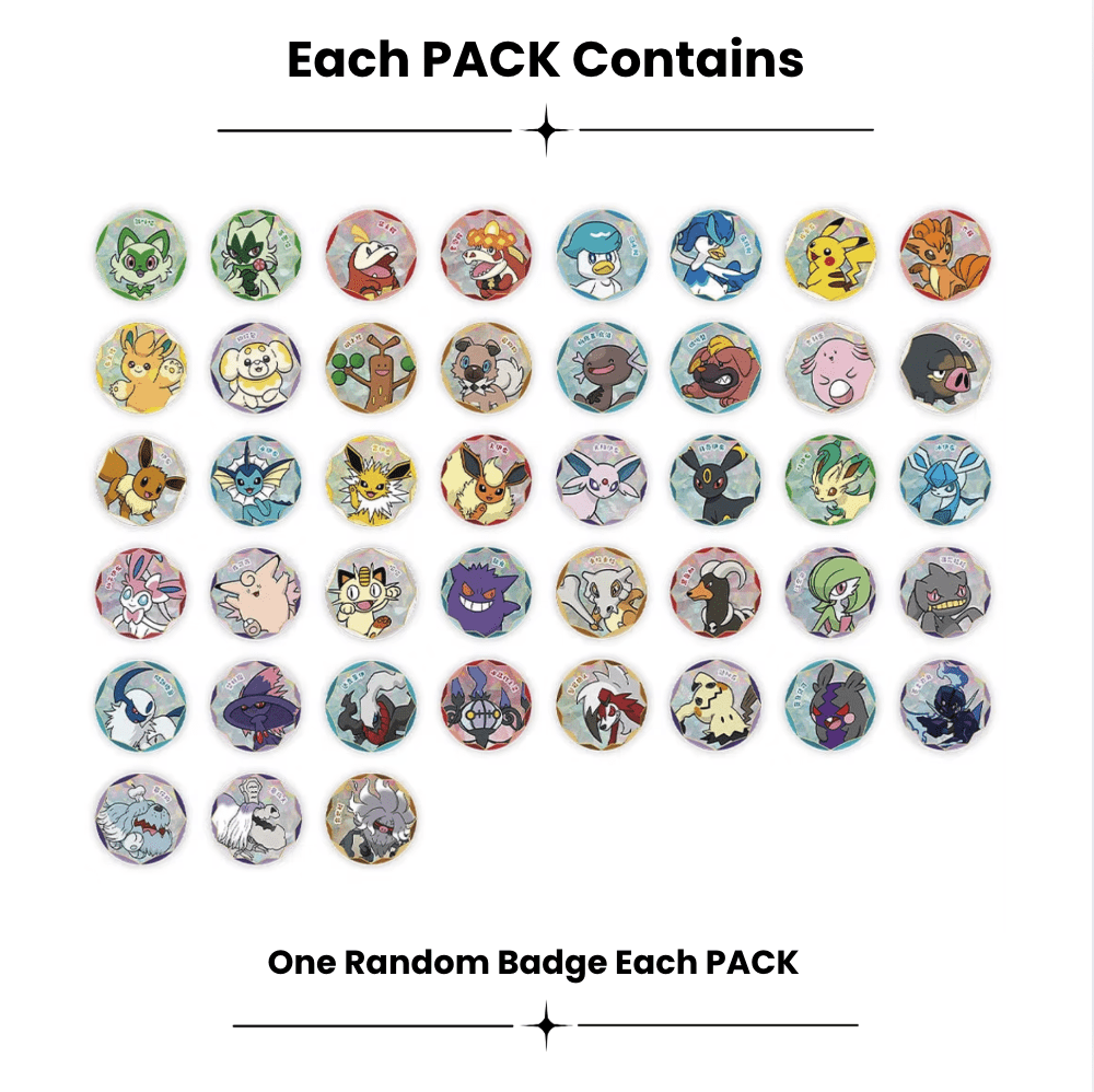 Pokémon TCG Gem Pack Badge Set Box (Chinese)