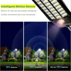 Solar Street Lights for Commercial Parking Lots with Dusk-to-Dawn Operation and Remote Control