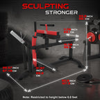 Seated Calf Raise Machine, Rated 660 LB, Lower Body Specialty Machine, Strength Training Equipment, Builds Calf Strength, Leg Machine for Home Gym