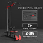 Multi-Station Home Gym, ORMAISE G2 Lat Pulldown and Low Row Trainer for Home Strength Workouts