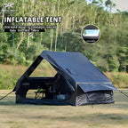4-6 Person Inflatable Camping Tent - Easy-To-Set-Up Family Outdoor Tent with Sunshade, Windproof, Heat Insulation, And Mosquito Protection. High-Quality Design, Suitable for All Seasons, Includes Storage Bag, Air Conditioning Vent, And Chimney